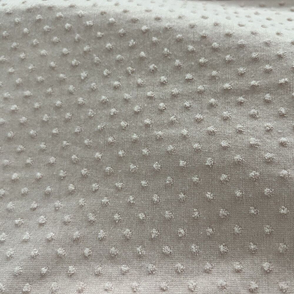 Elle Swiss Dot Sleeveless Shirt Soft Pink Tank Lightweight Women’s Size Large - Picture 4 of 6